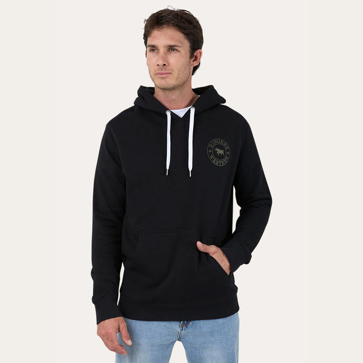 SIGNATURE BULL MENS PULLOVER HOODIE
