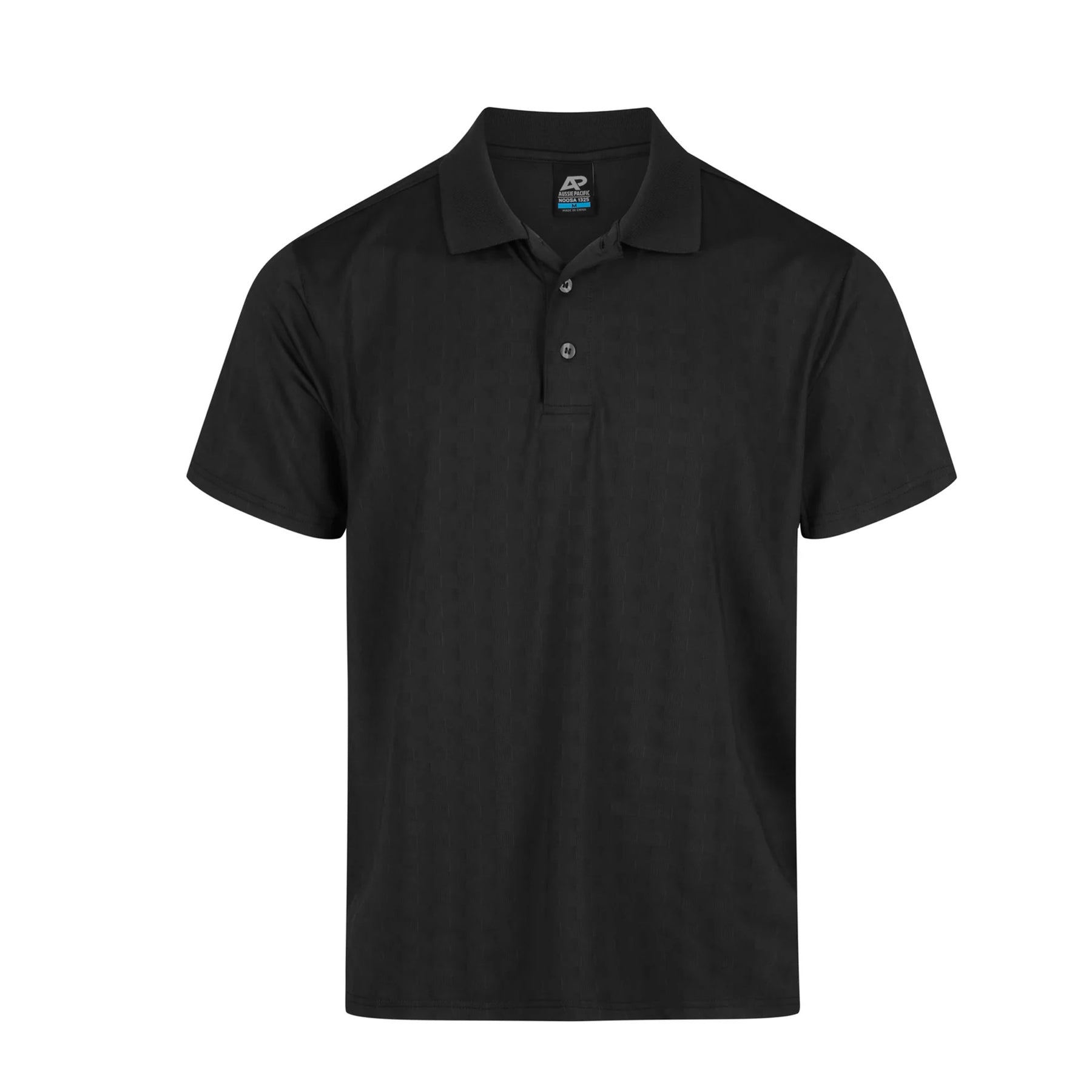 aussie pacific noosa mens polo in black