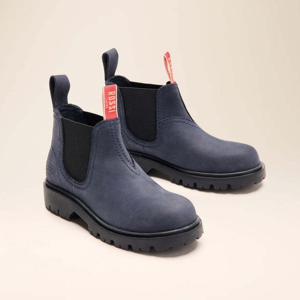 rossi kids bimberi elastic sided boot in blue