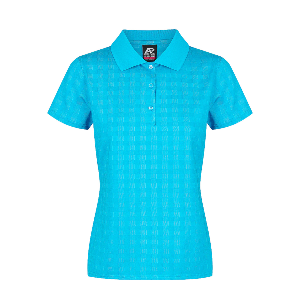 aussie pacific noosa ladies polo in cyan