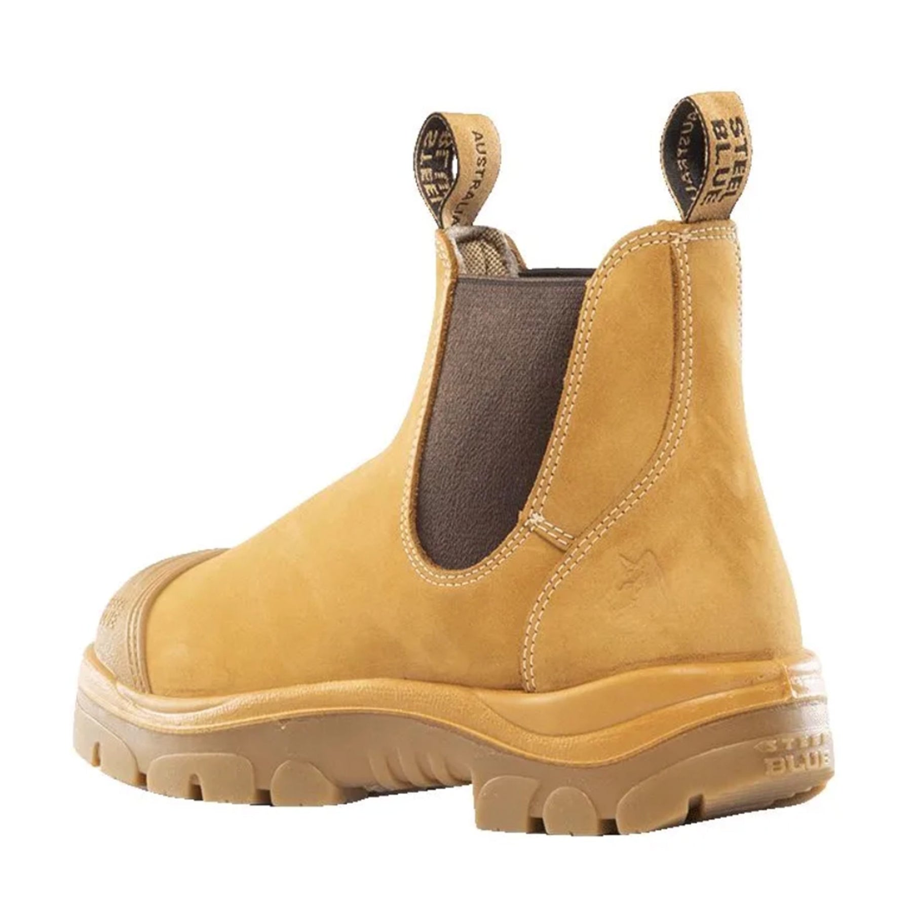 steel blue hobart scuff cap in wheat