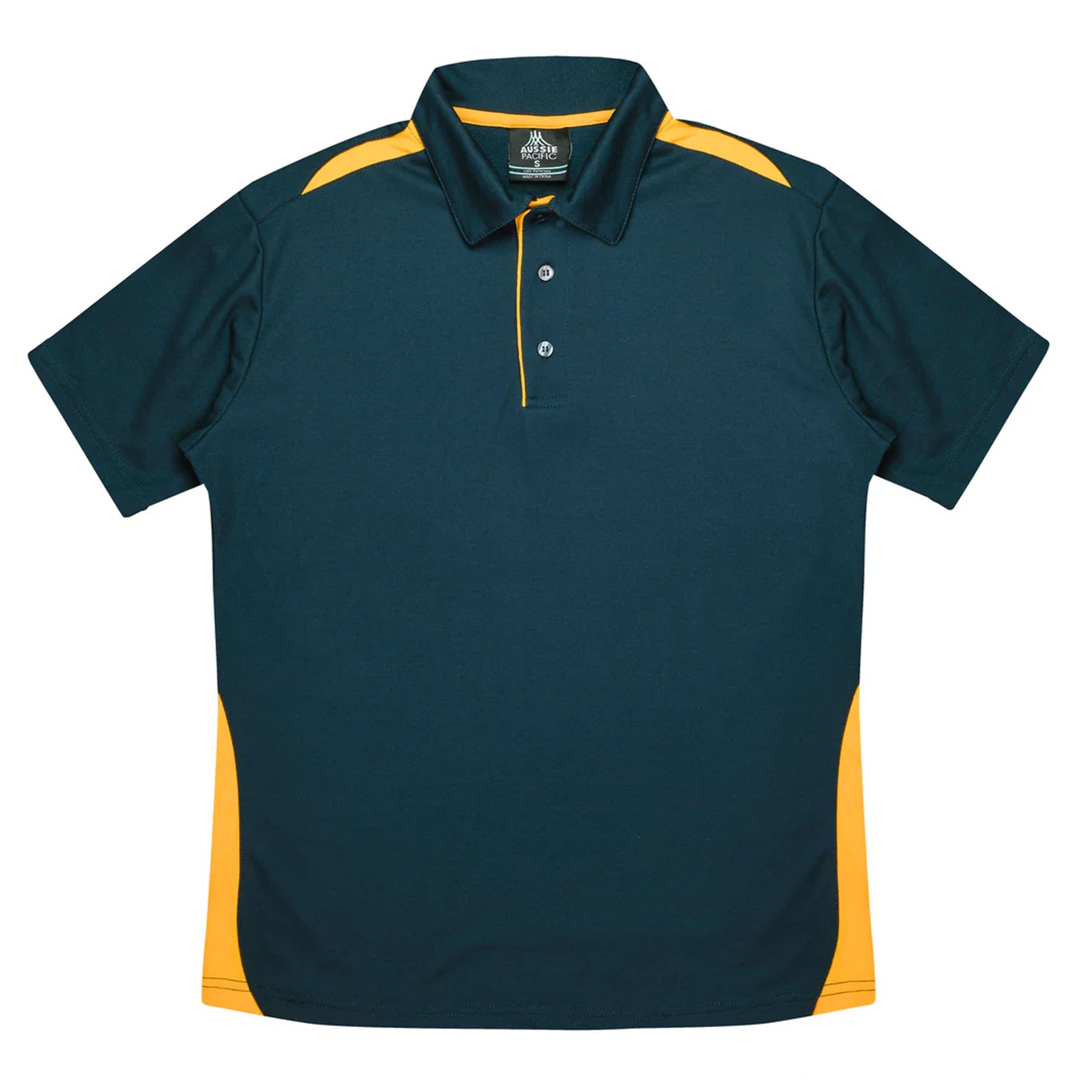 aussie pacific paterson kids polos in navy gold