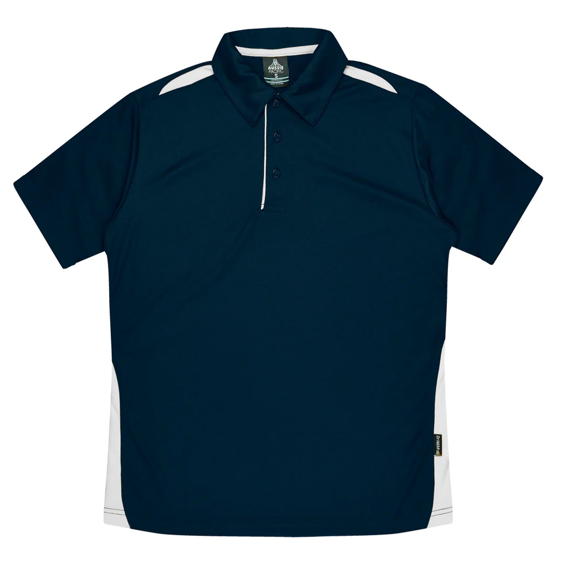 aussie pacific paterson kids polos in navy white