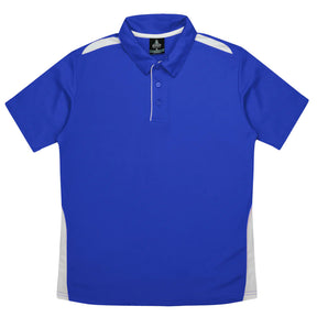 aussie pacific paterson kids polos in royal white