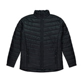 aussie pacific buller kids puffer jacket in black