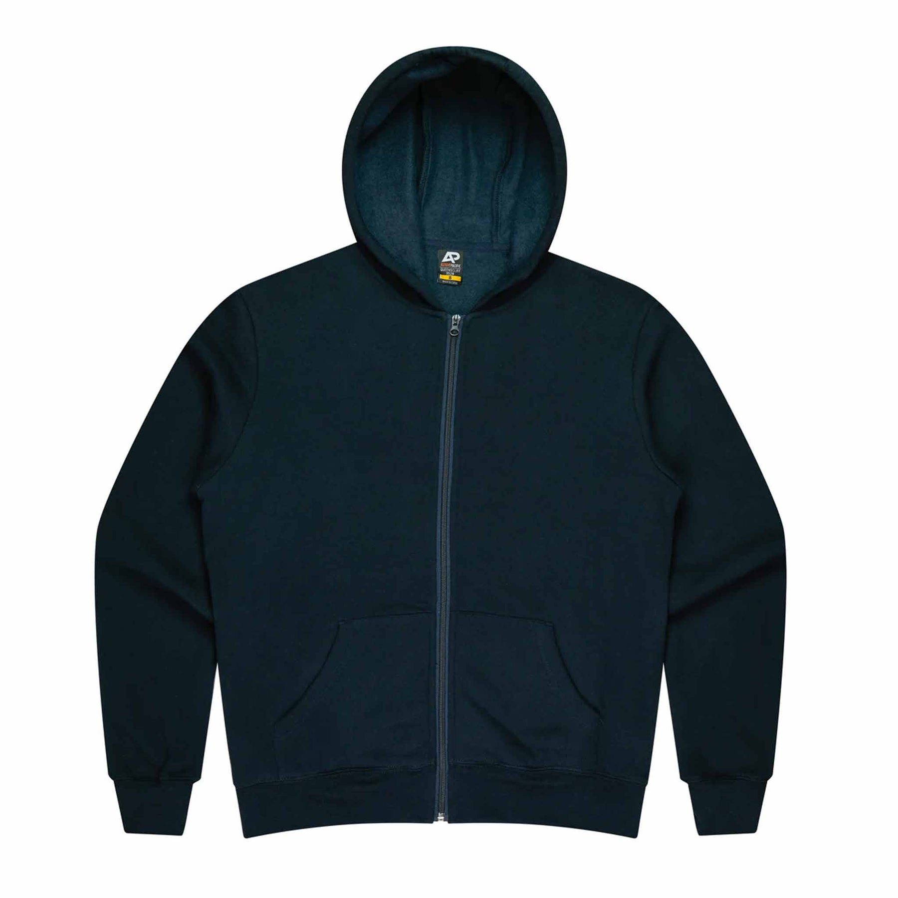 aussie pacific queenscliff zip kids hoodie in navy