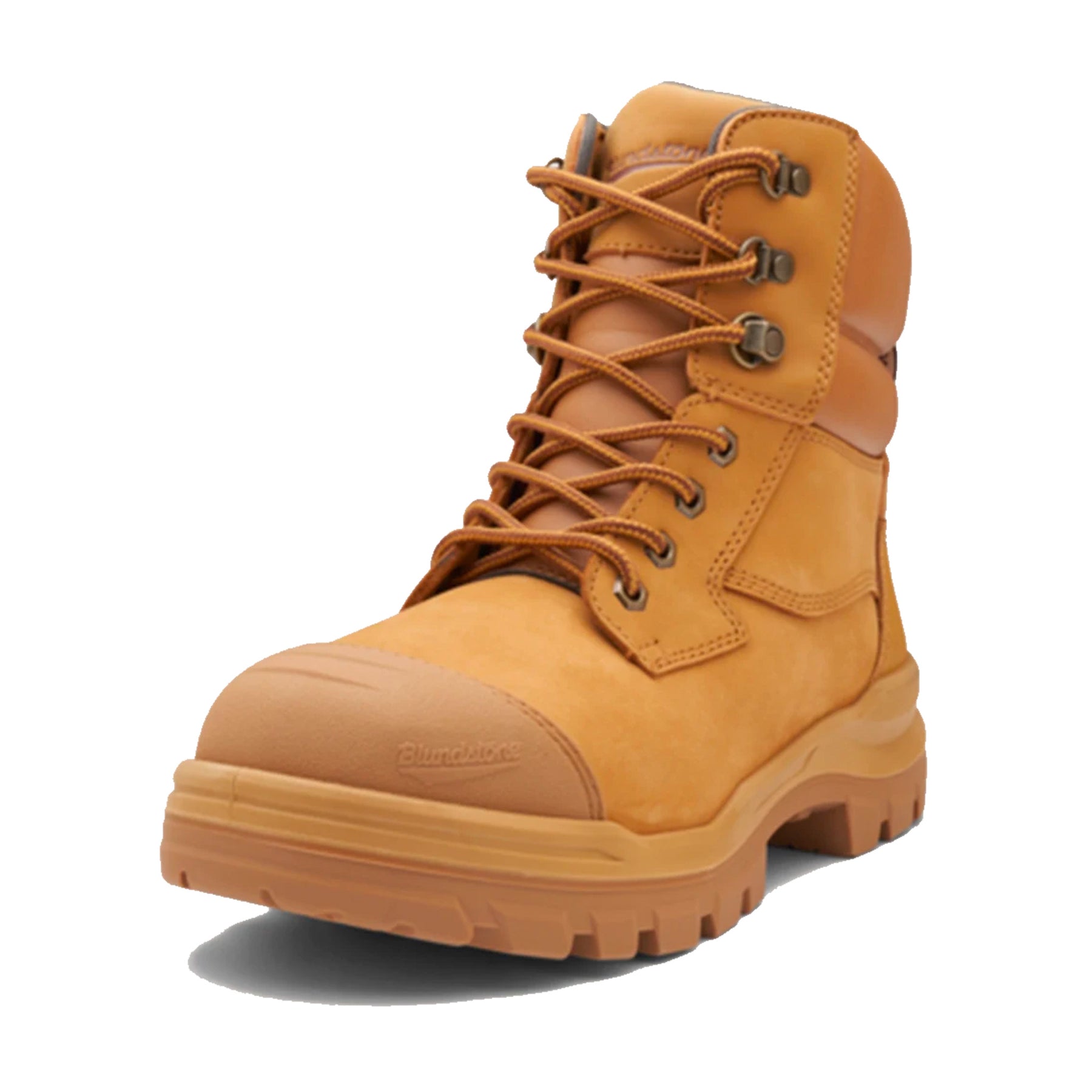 blundstone zip side rotoflex work boot in wheat