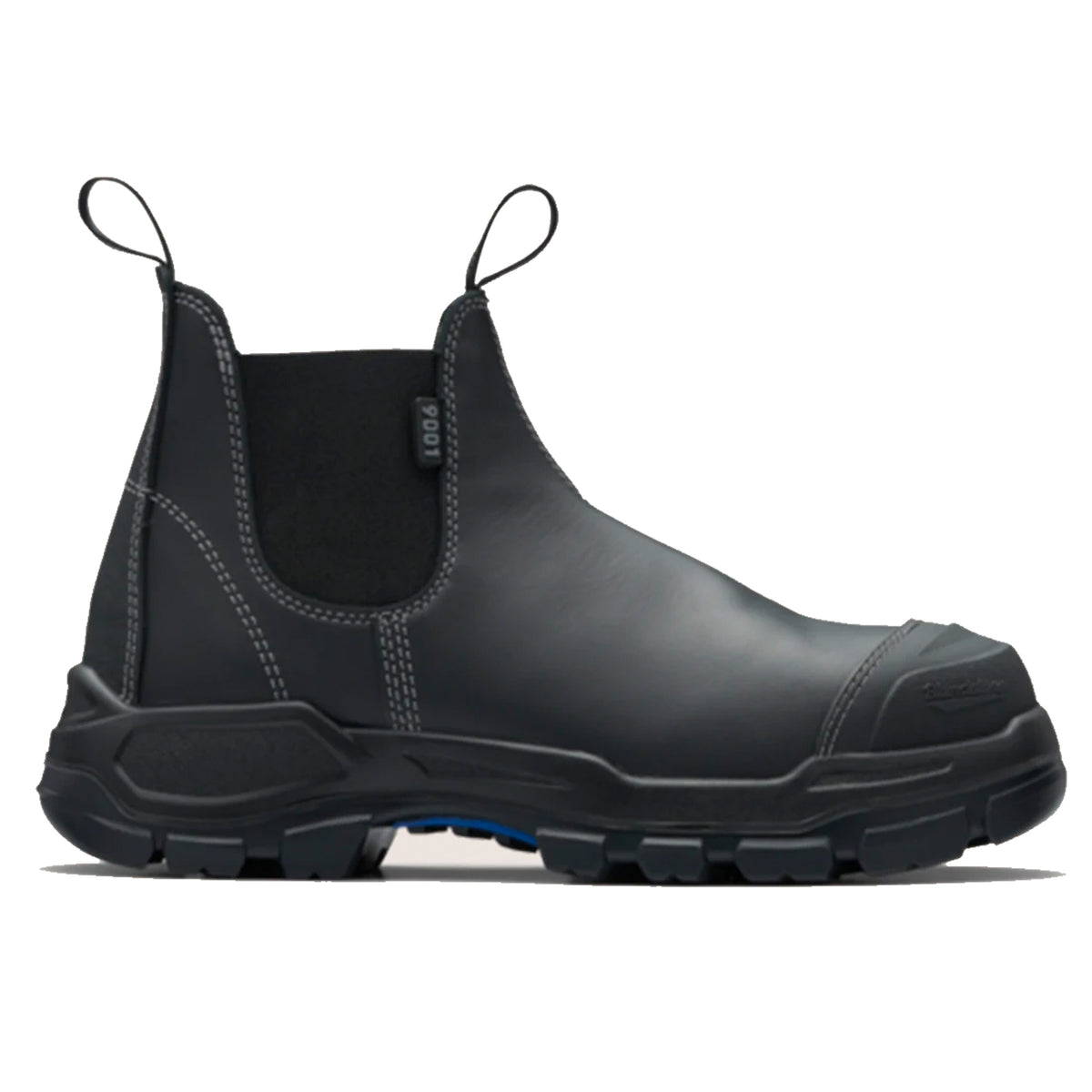 blundstone black elastic side rotoflex work boot