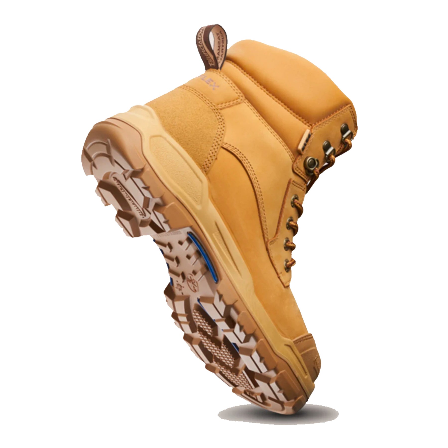 blundstone rotoflex lace up boot in wheat