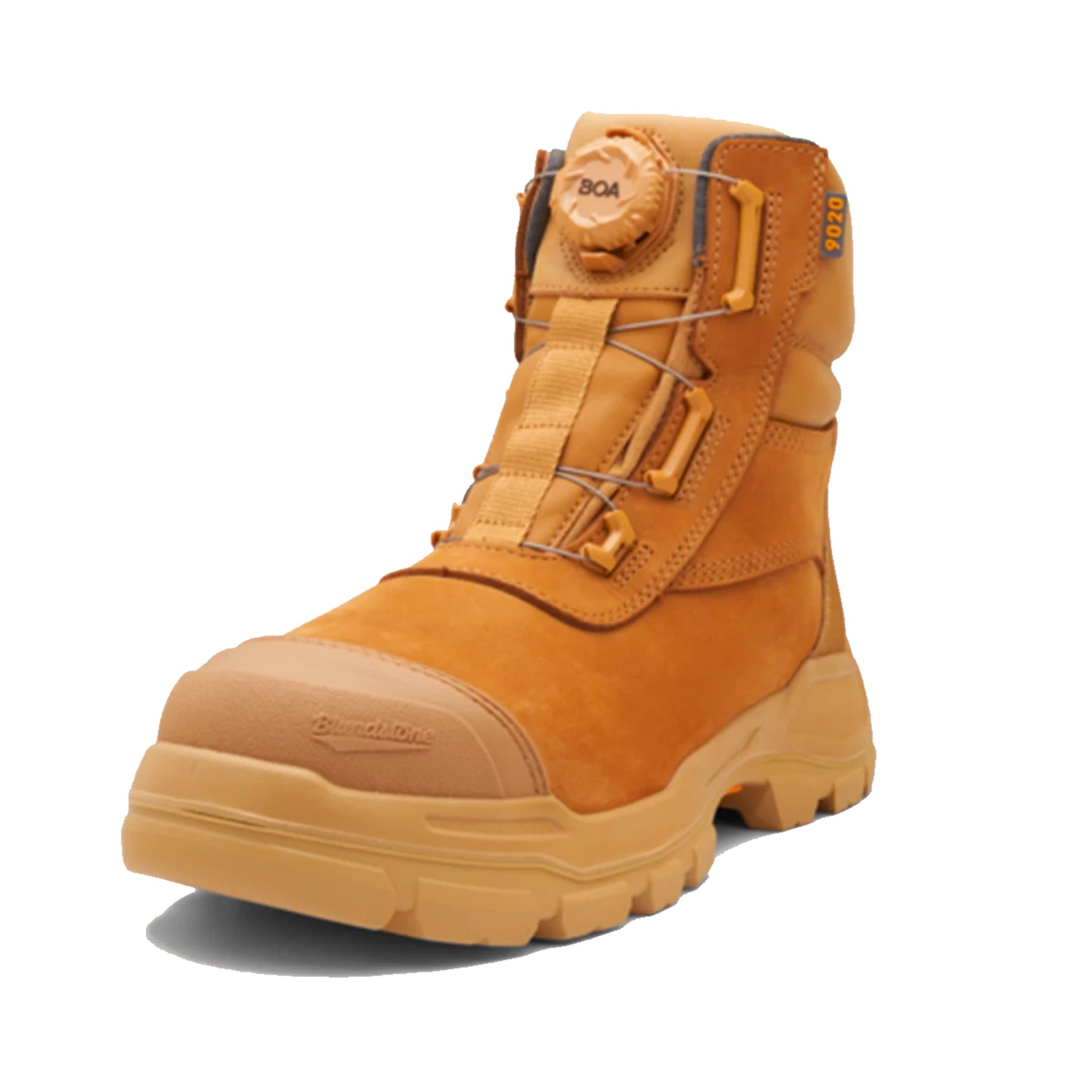 blundstone boa lace rotoflex work boot in wheat