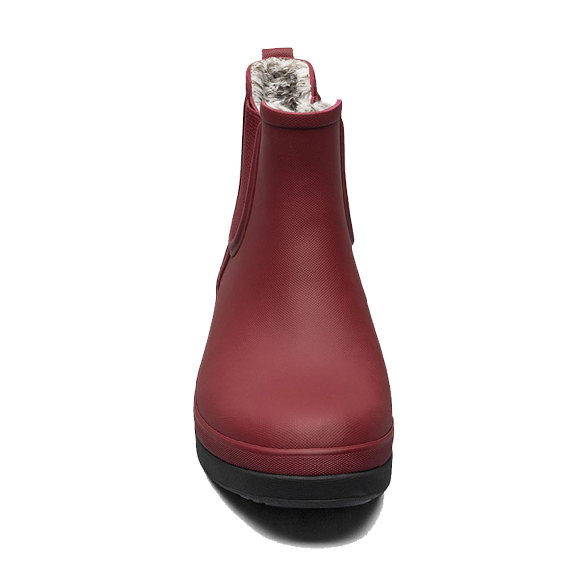 AMANDA CHELSEA II - BURGUNDY - ELASTIC SIDED WATERPROOF BOOT - 972703