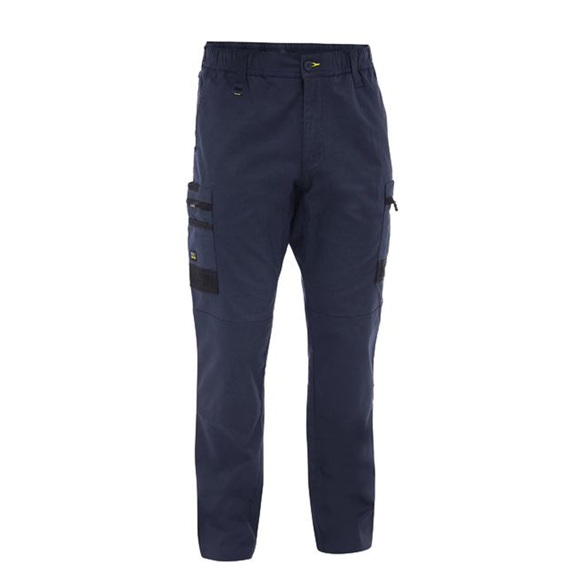 BISLEY FLX AND MOVE STRETCH CANVAS ELASTIC WAIST CARGO PANT IN NAVY