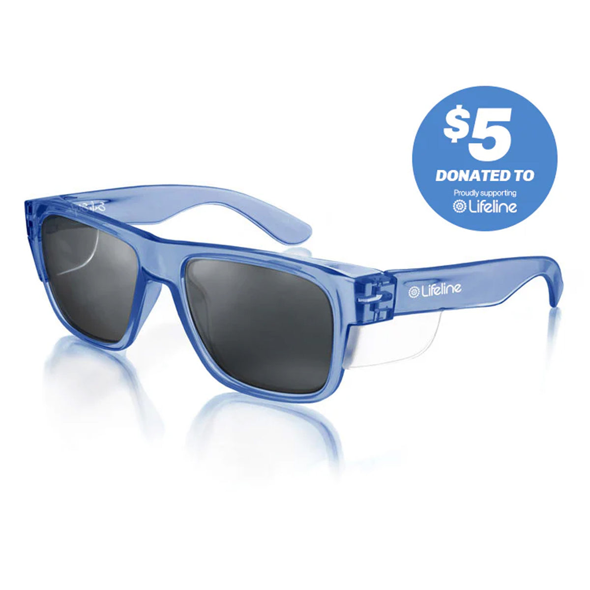safestyle fusions blue frame with polarised lens