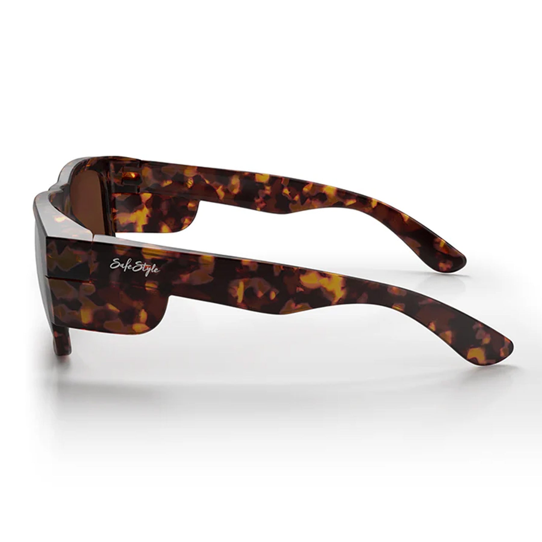 safestyle fusions matte tort frame with brown polarised lens