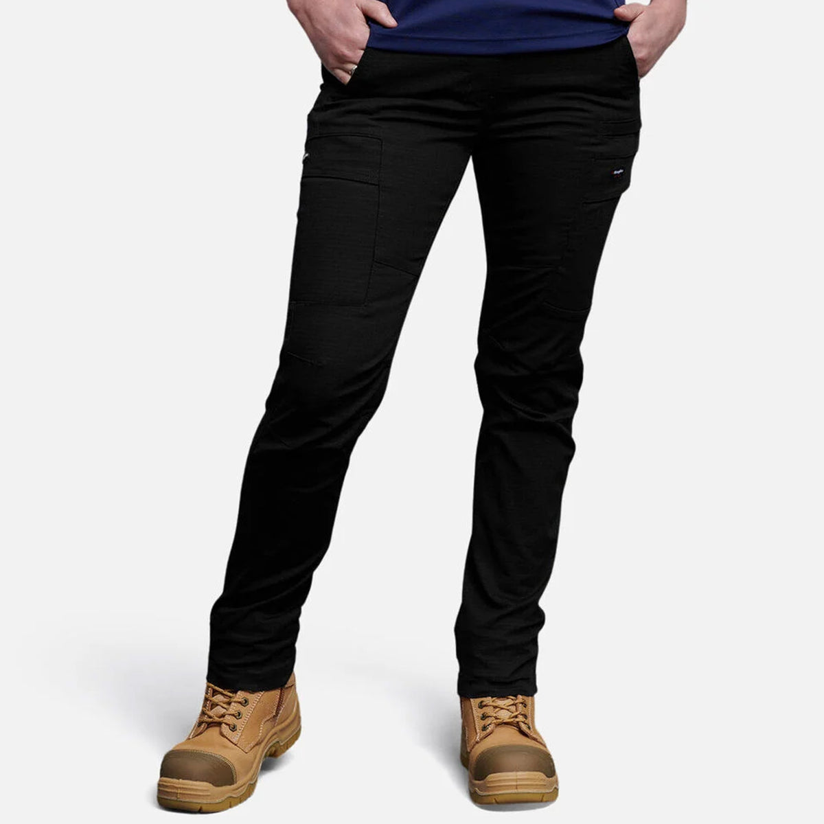 king gee WOMENS WORKCOOL PRO STRETCH PANTS in black