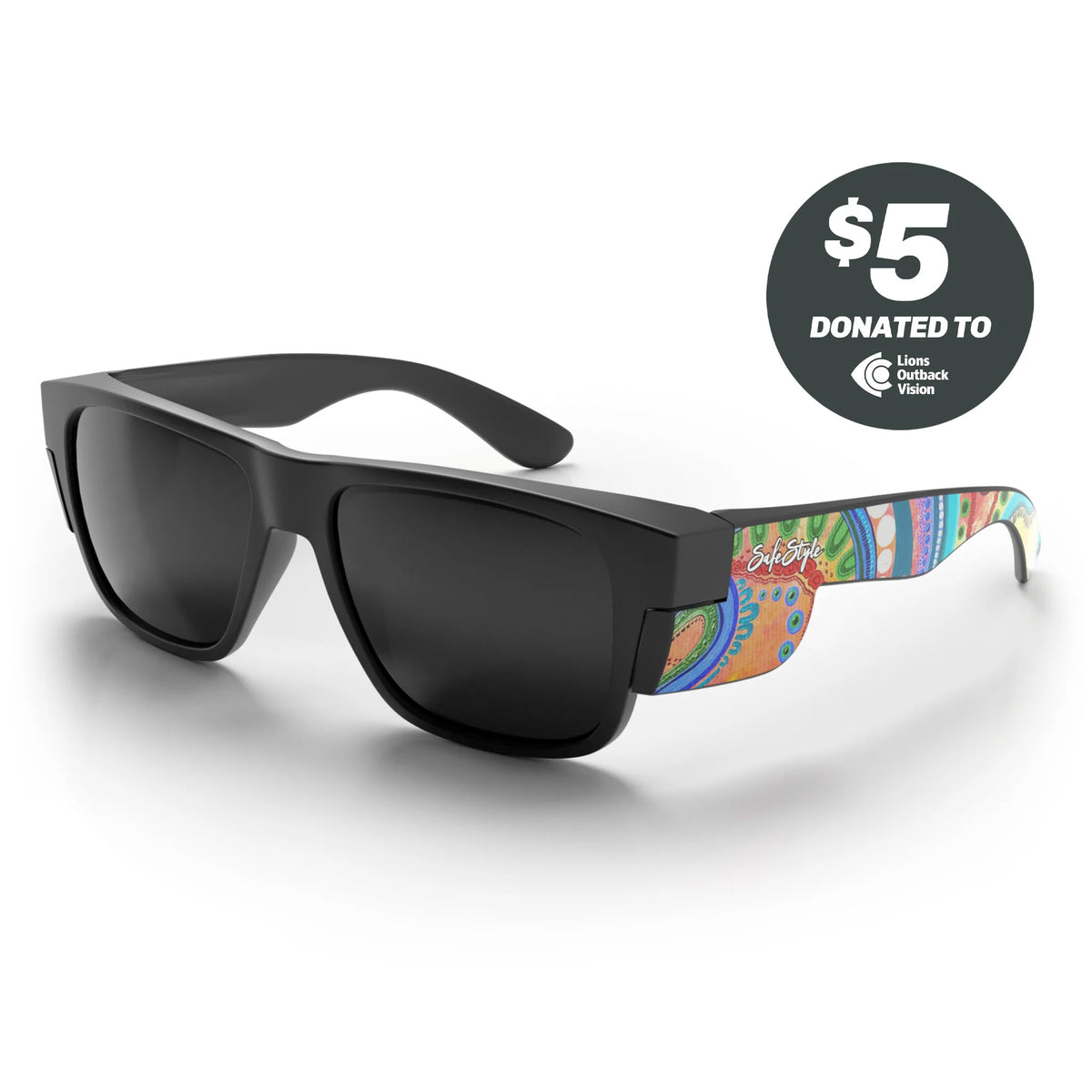FUSIONS MATTE BLACK FRAME - POLARISED LENS - ART SERIES VOL. 3 - SFU031-160401