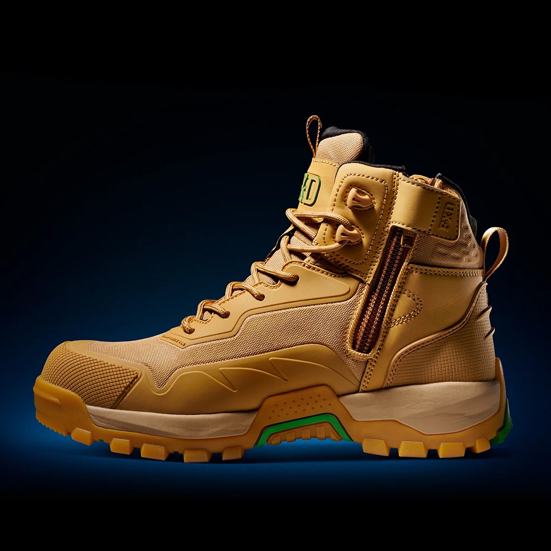 fxd dura900 nitrolite mid cut work boot in wheat