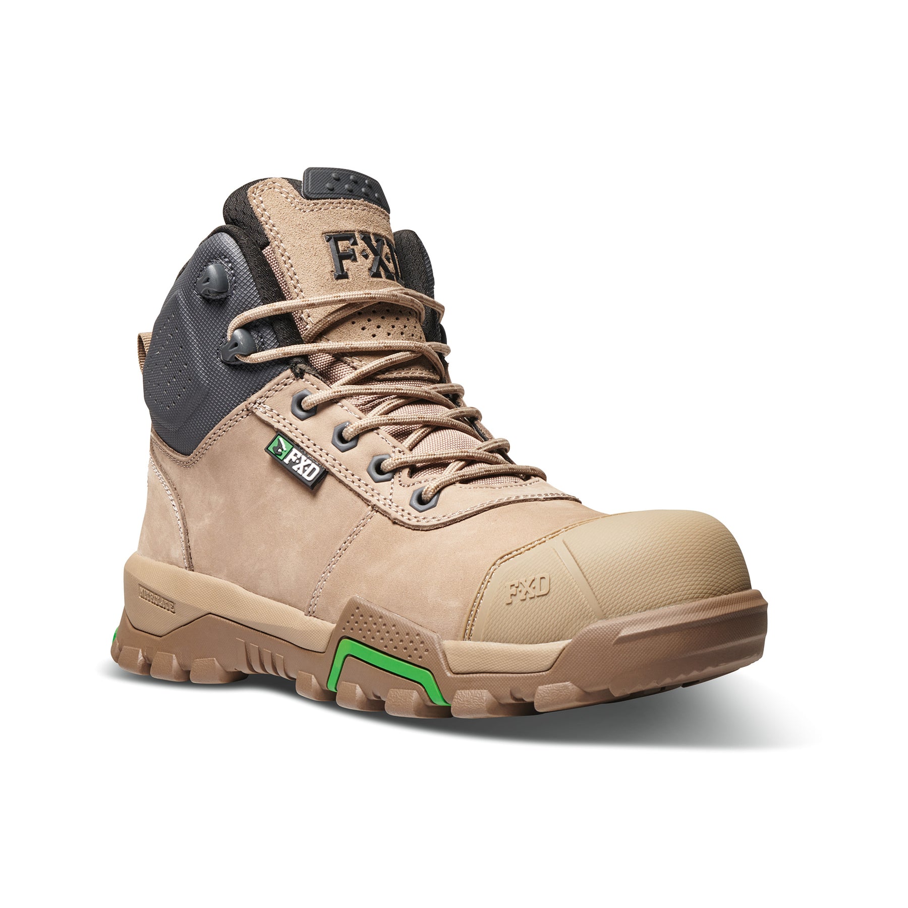 fxd nitrolite mid cut work boot in stone