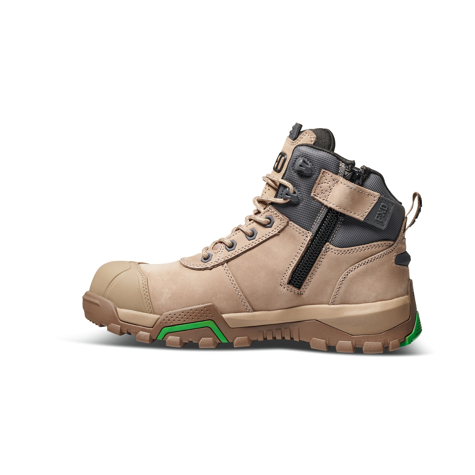 fxd nitrolite mid cut work boot in stone