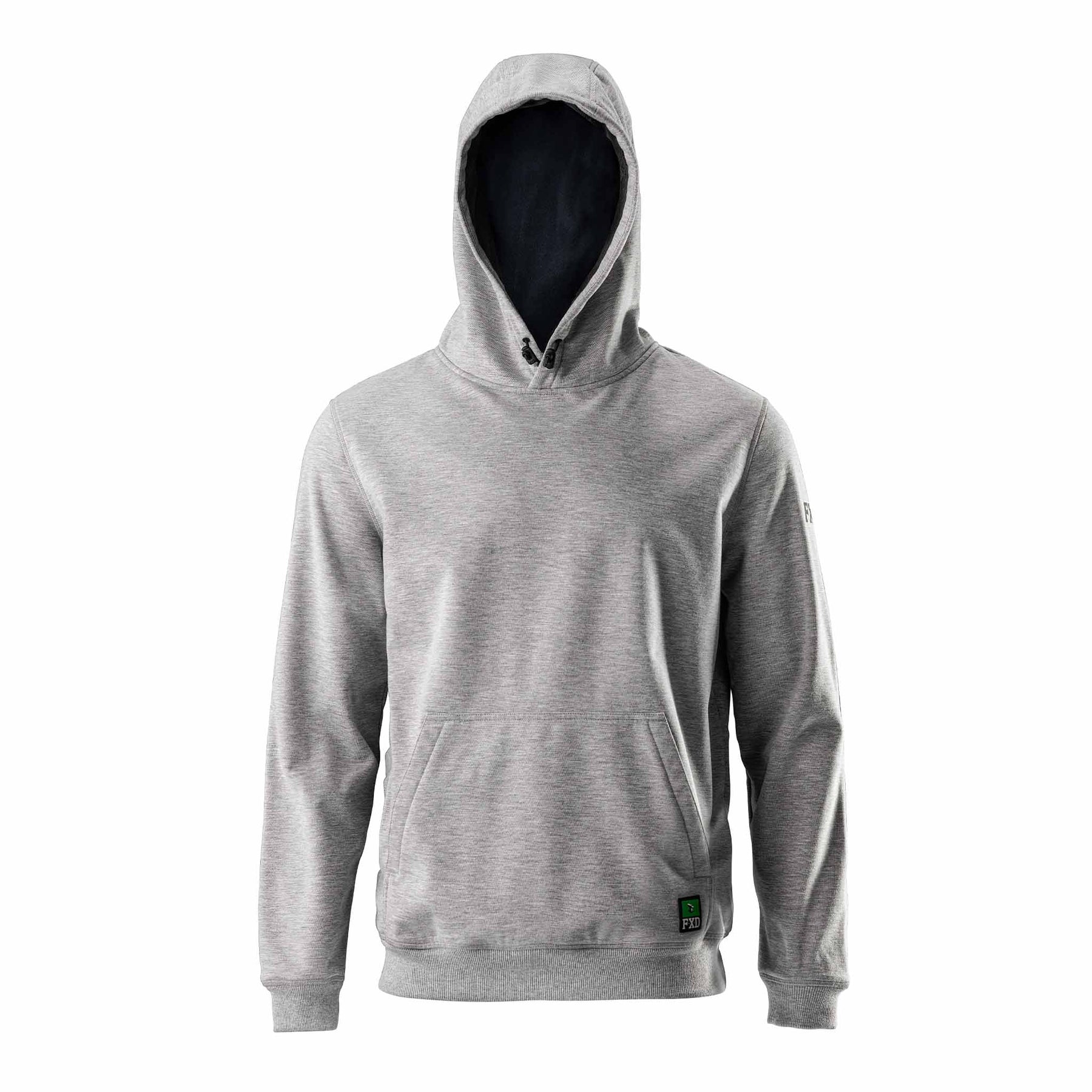 fxd bonded membrane fleece hoodie in grey