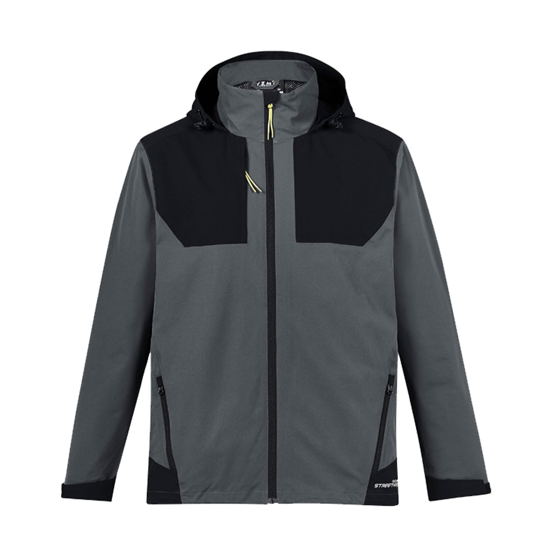 syzmik streetworx stretch waterproof jacket in charcoal