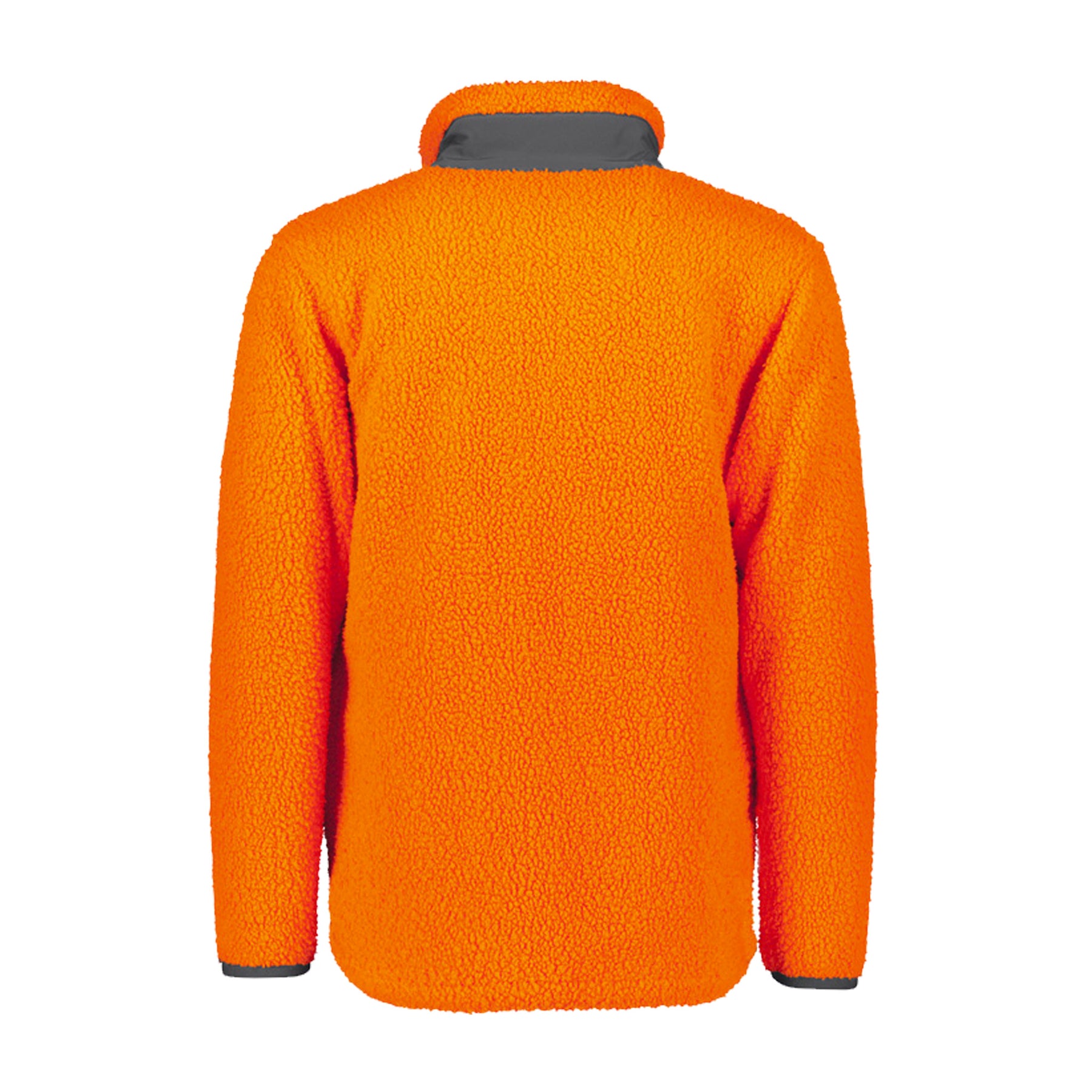 syzmik streetworx full zip sherpa fleece in orange