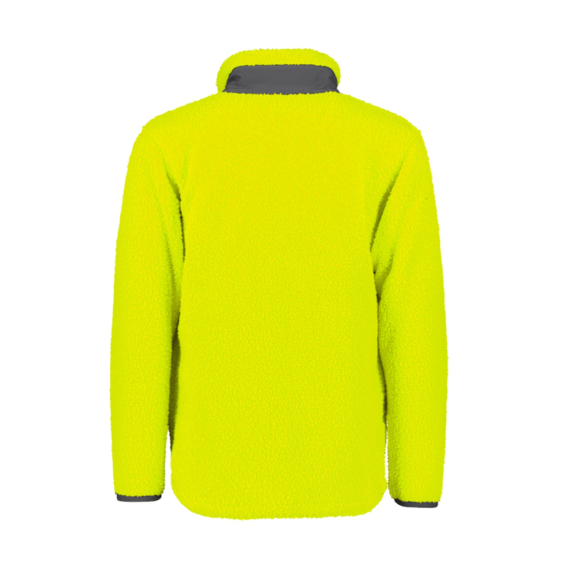 syzmik streetworx full zip sherpa fleece in yellow