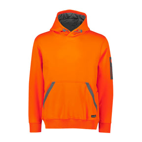 syzmik water resistant hoodie in orange