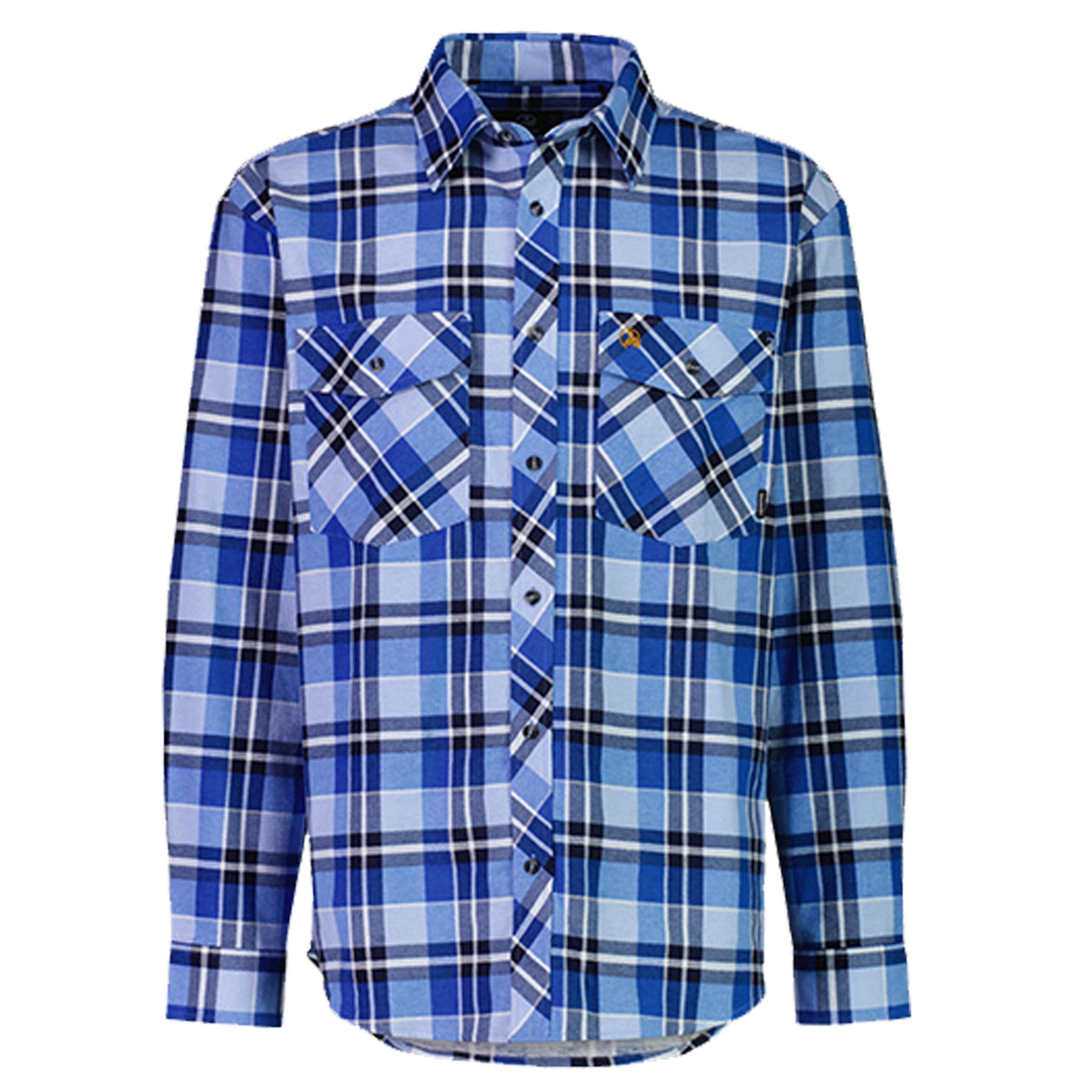swanndri egmont full placket shirt in arctic