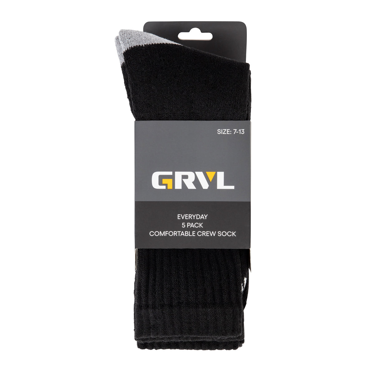 grvl everyday crew socks