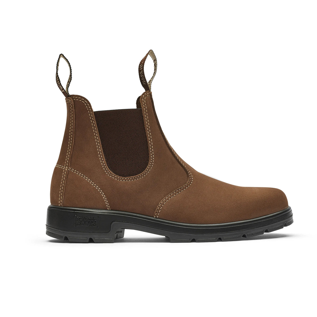mongrel vintage brown oil kip k9 elastic side boot