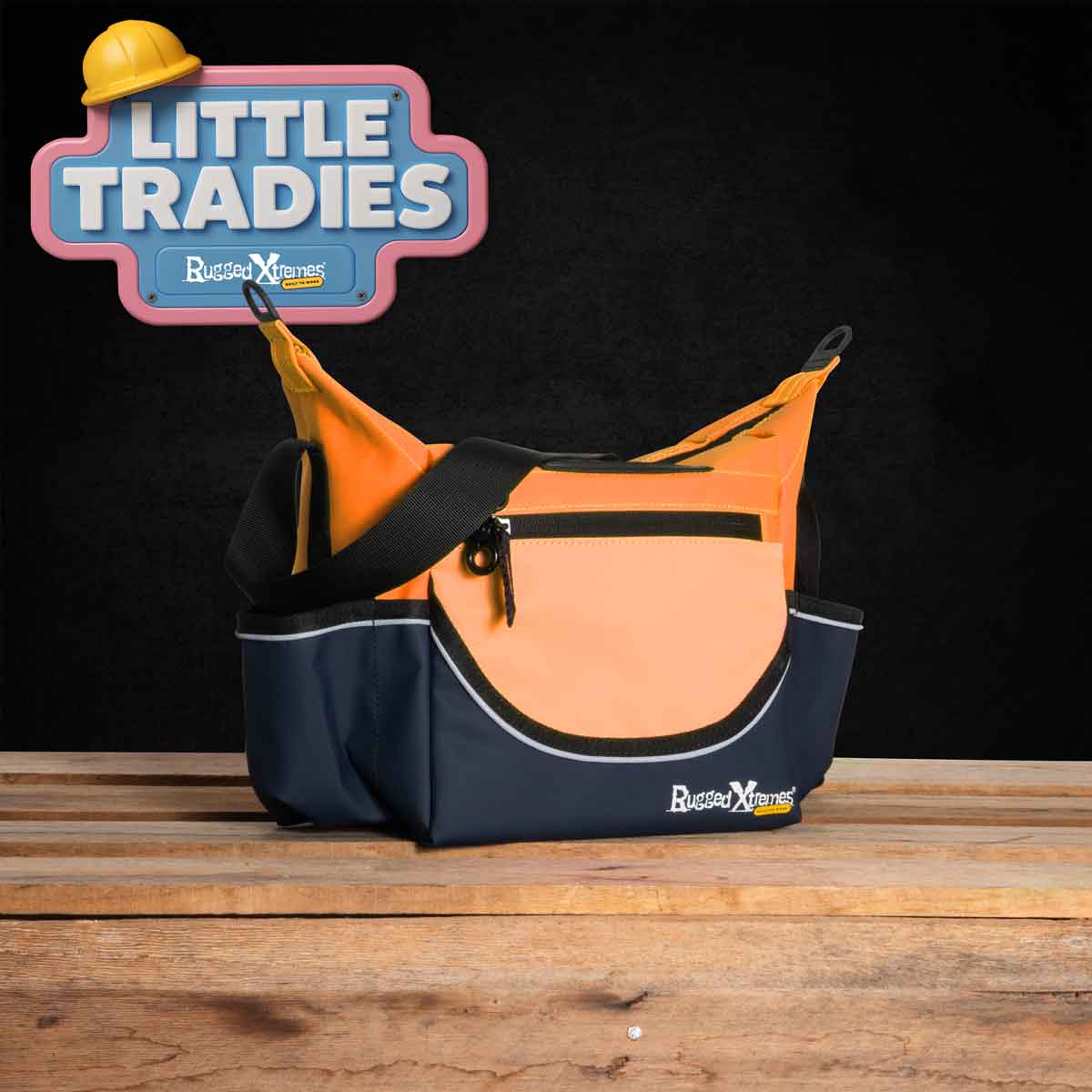 RUGGED XTREMES LITTLE TRADIE ORANGE INSULATED CRIB BAG 8L