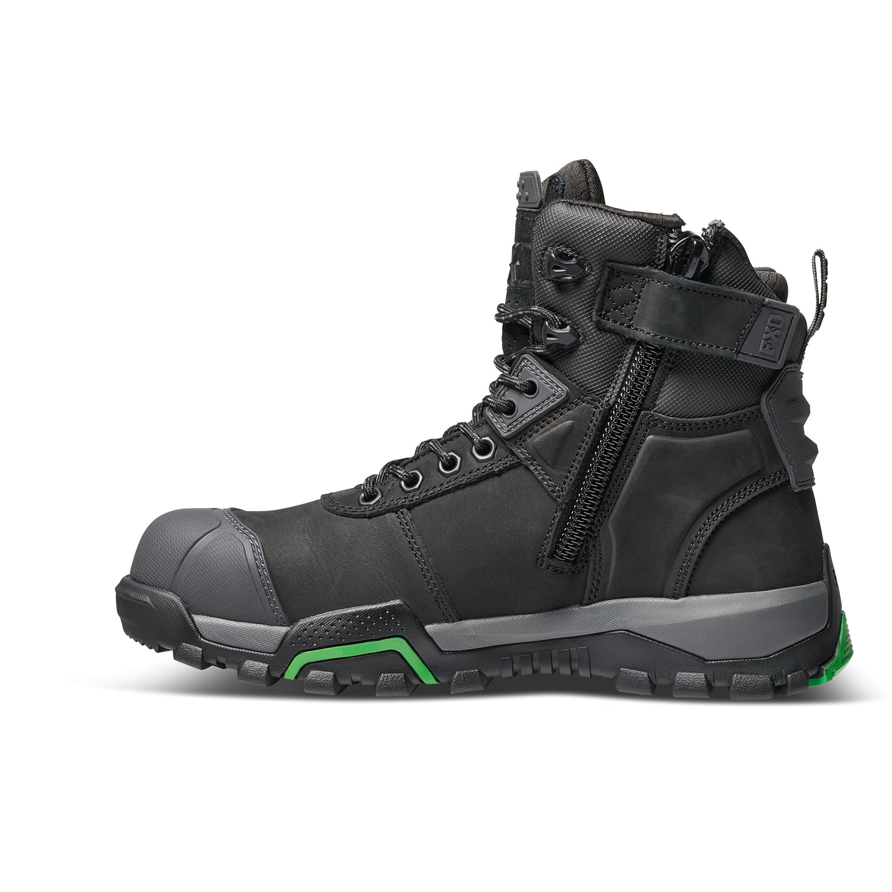 fxd nitrolite high cut work boot in black