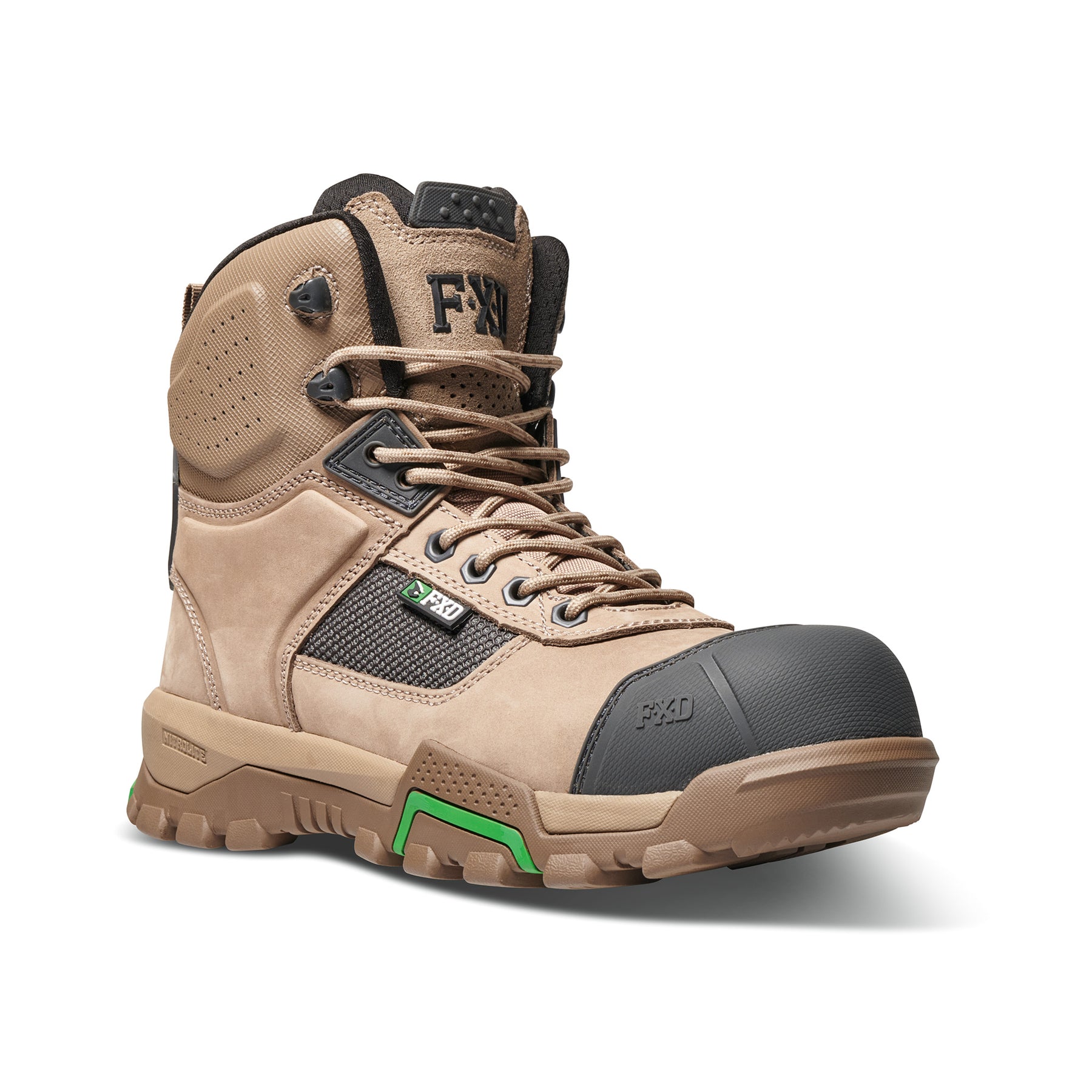 fxd nitrolite high cut work boot in stone