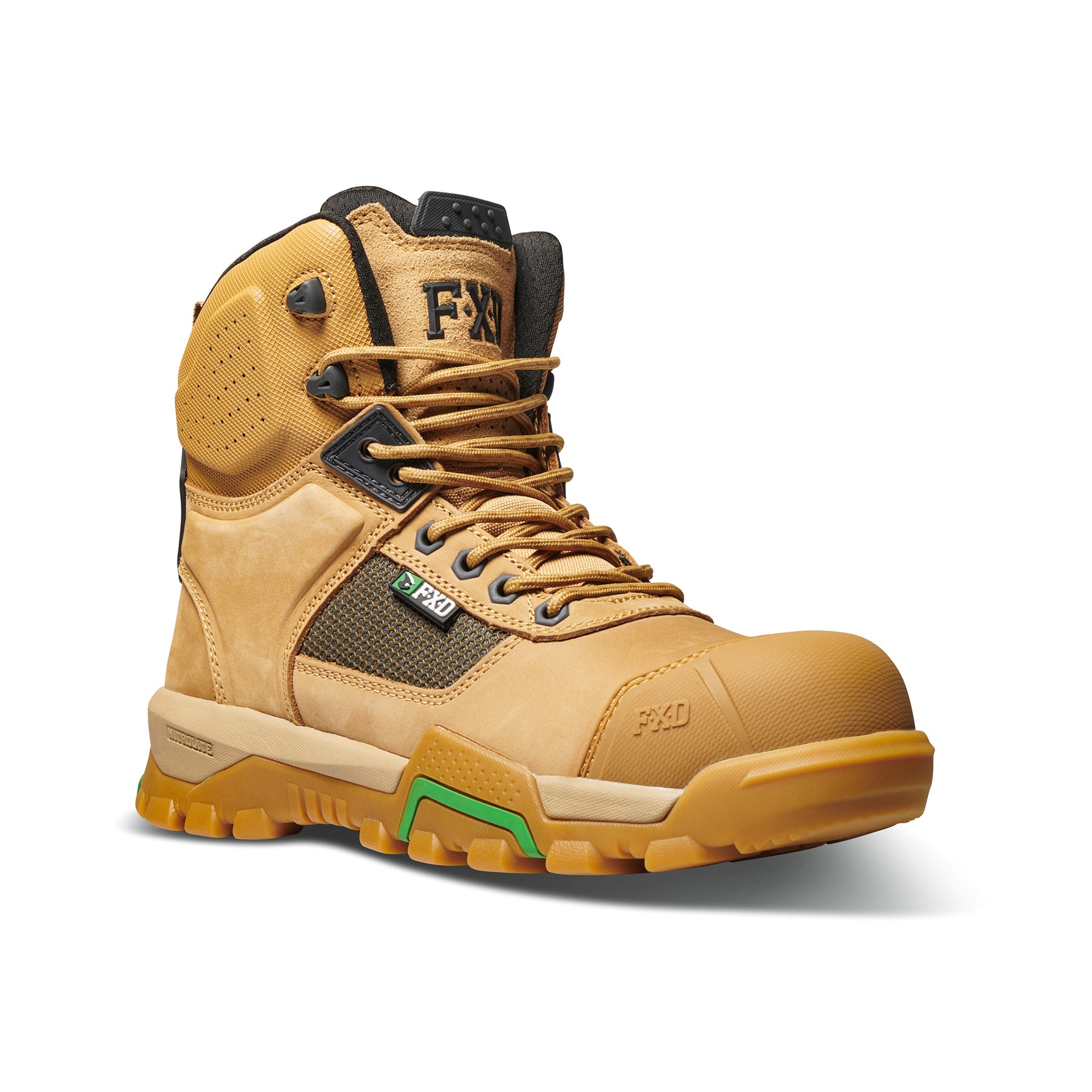 fxd nitrolite high cut work boot in wheat