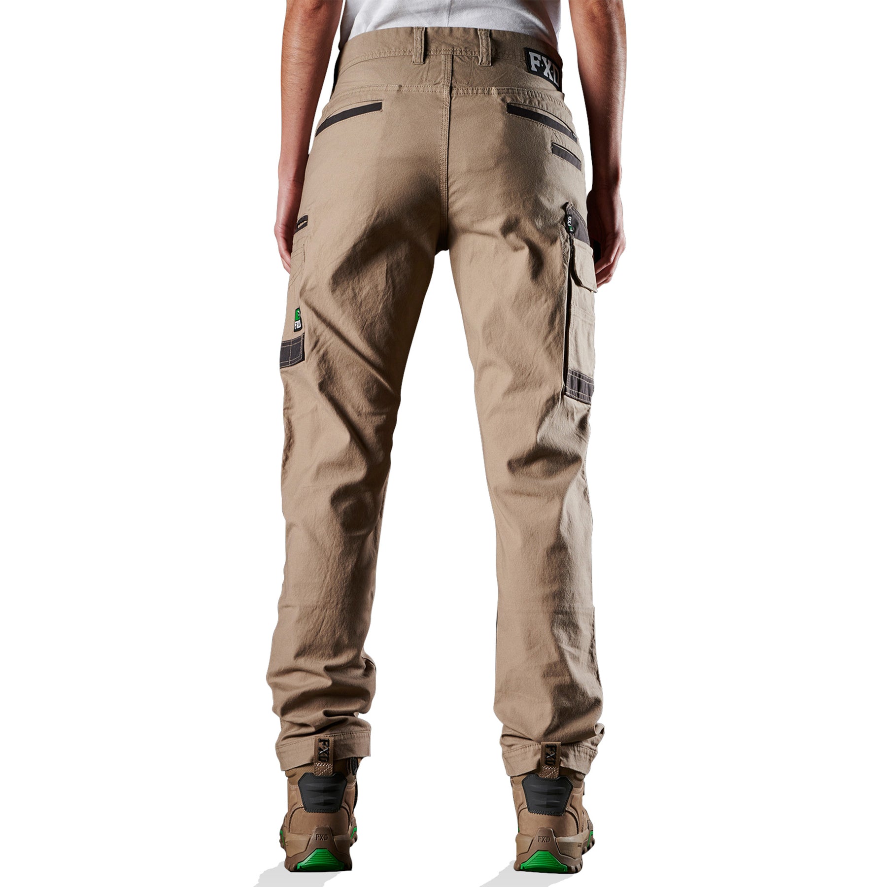 fxd womens stretch work pant in khaki