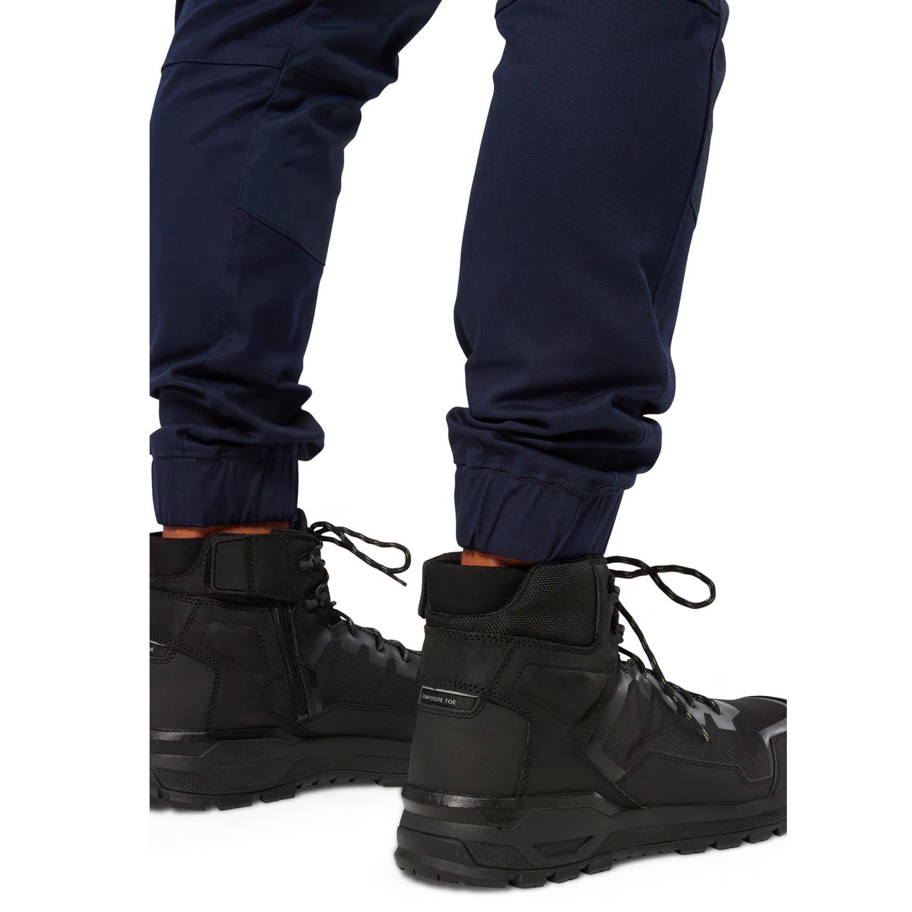 cat workwear cuffed dynamic pant in navy