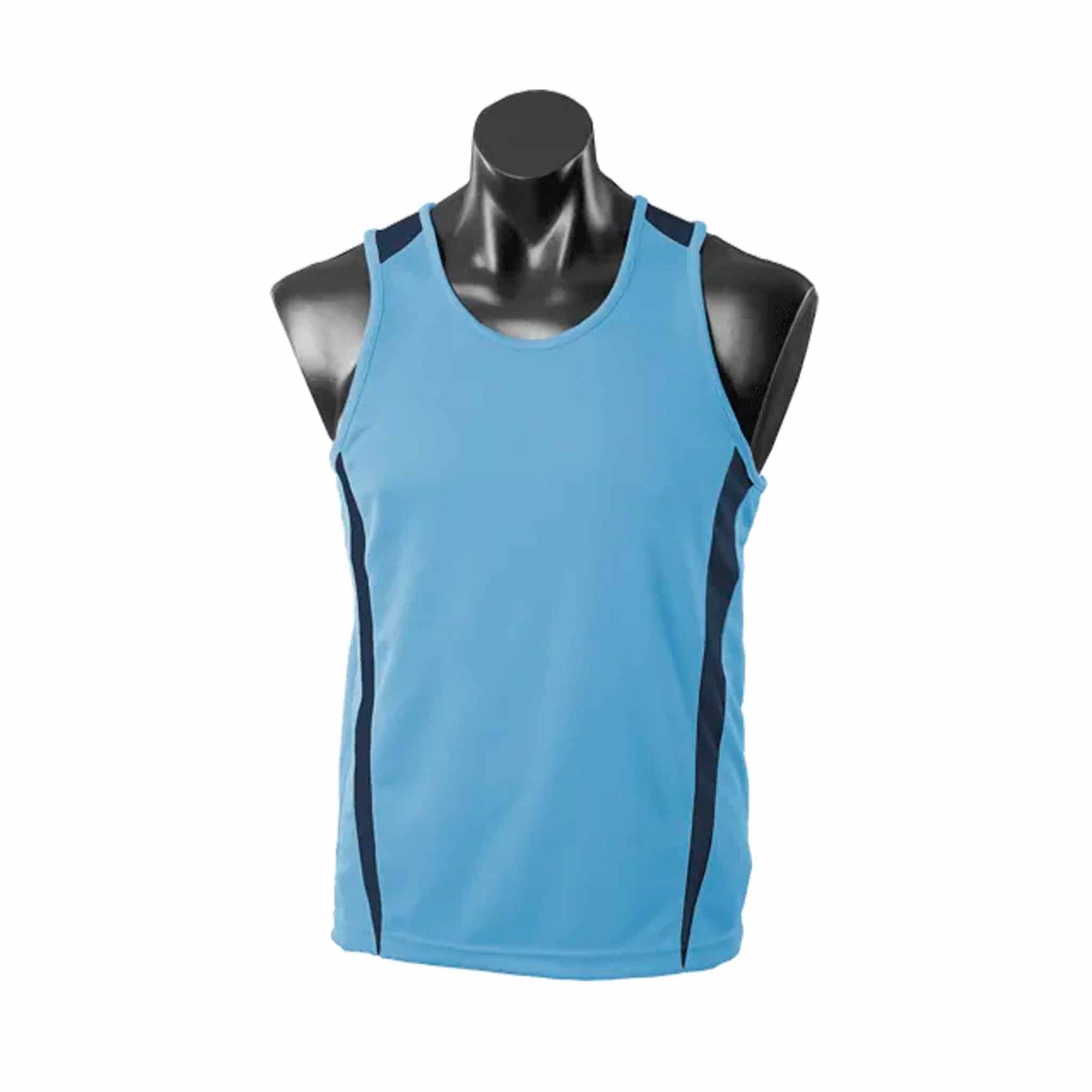 aussie pacific eureka singlet in sky navy