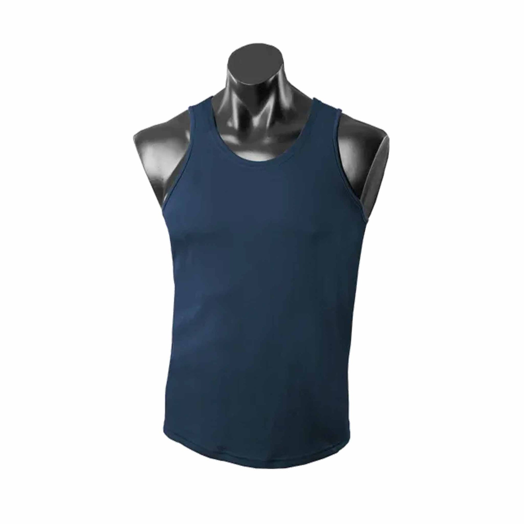 aussie pacific botany mens singlet in navy