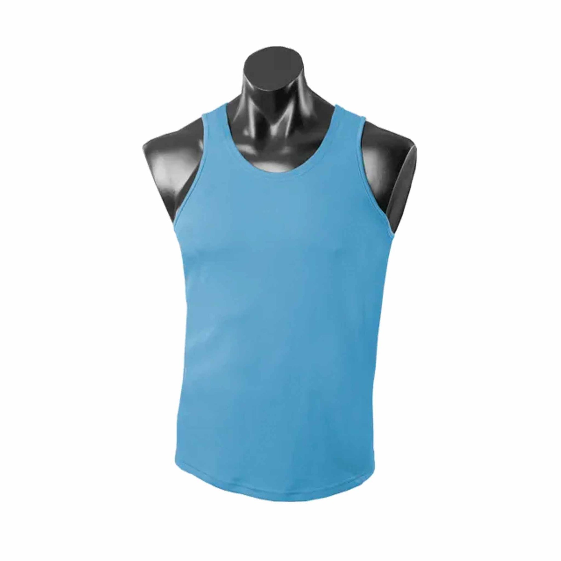 aussie pacific botany mens singlet in sky