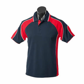 aussie pacific murray mens polo in navy red