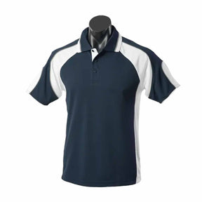 aussie pacific murray mens polo in navy white