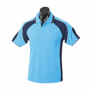 aussie pacific murray mens polo in sky navy