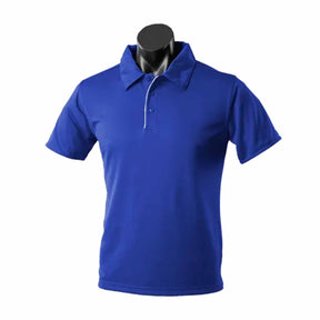 aussie pacific yarra mens polo in royal white