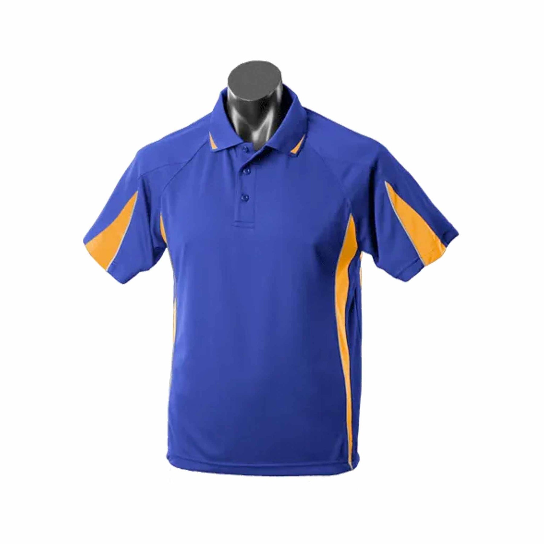 aussie pacific eureka mens polo in royal gold