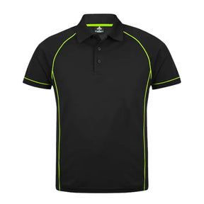 aussie pacific endeavour polos in black green