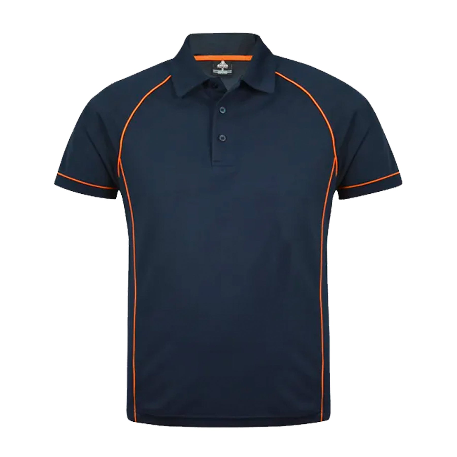 aussie pacific endeavour polo in navy orange