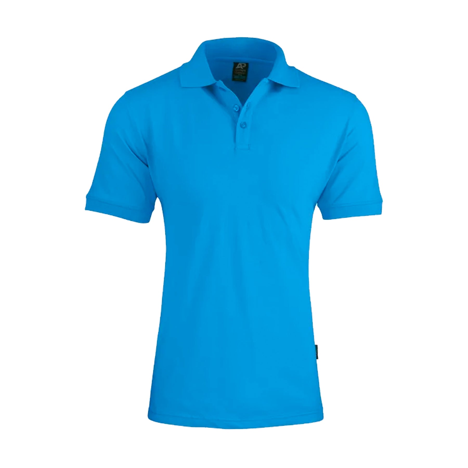 aussie pacific claremont mens polo in cyan