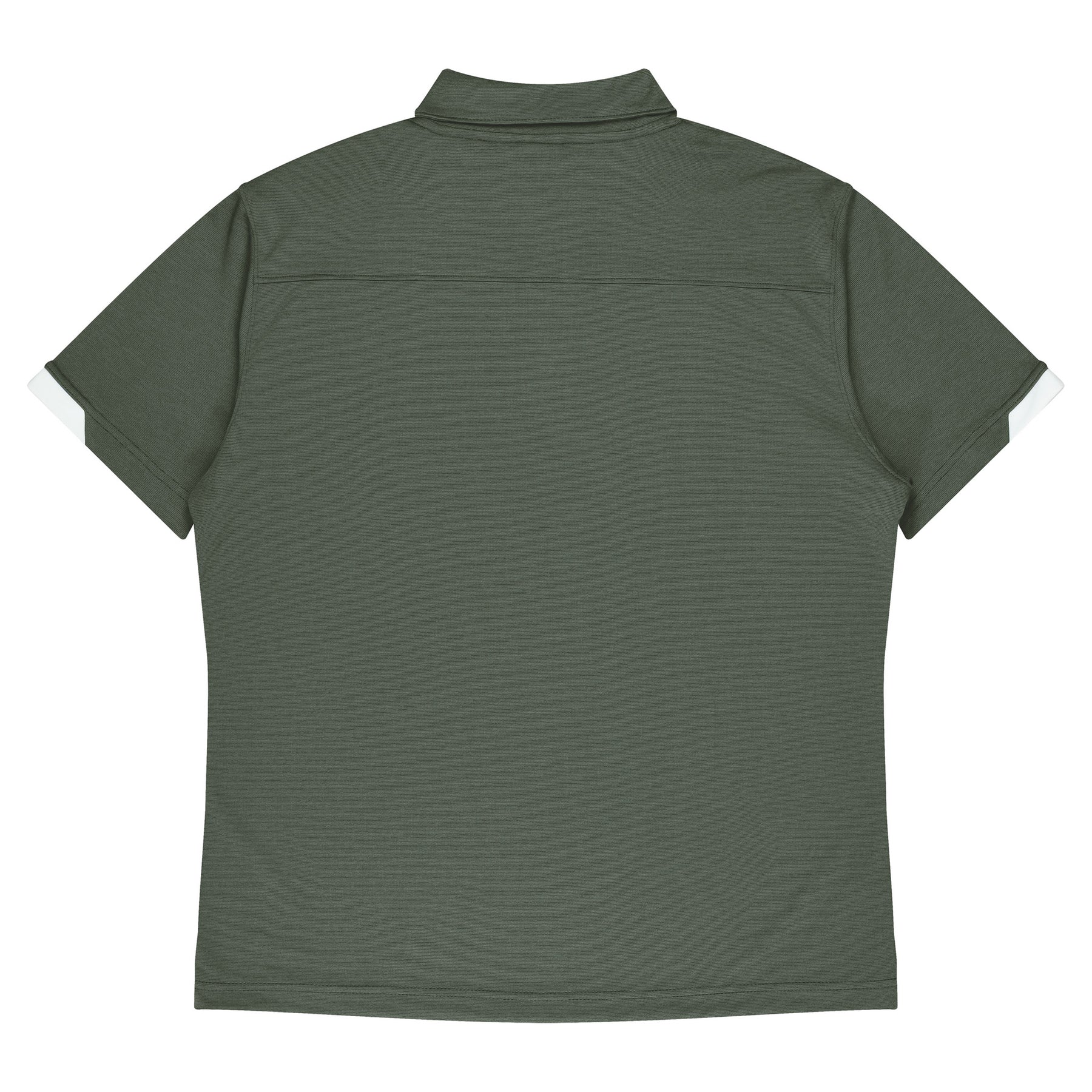 aussie pacific morris mens polo in army green white