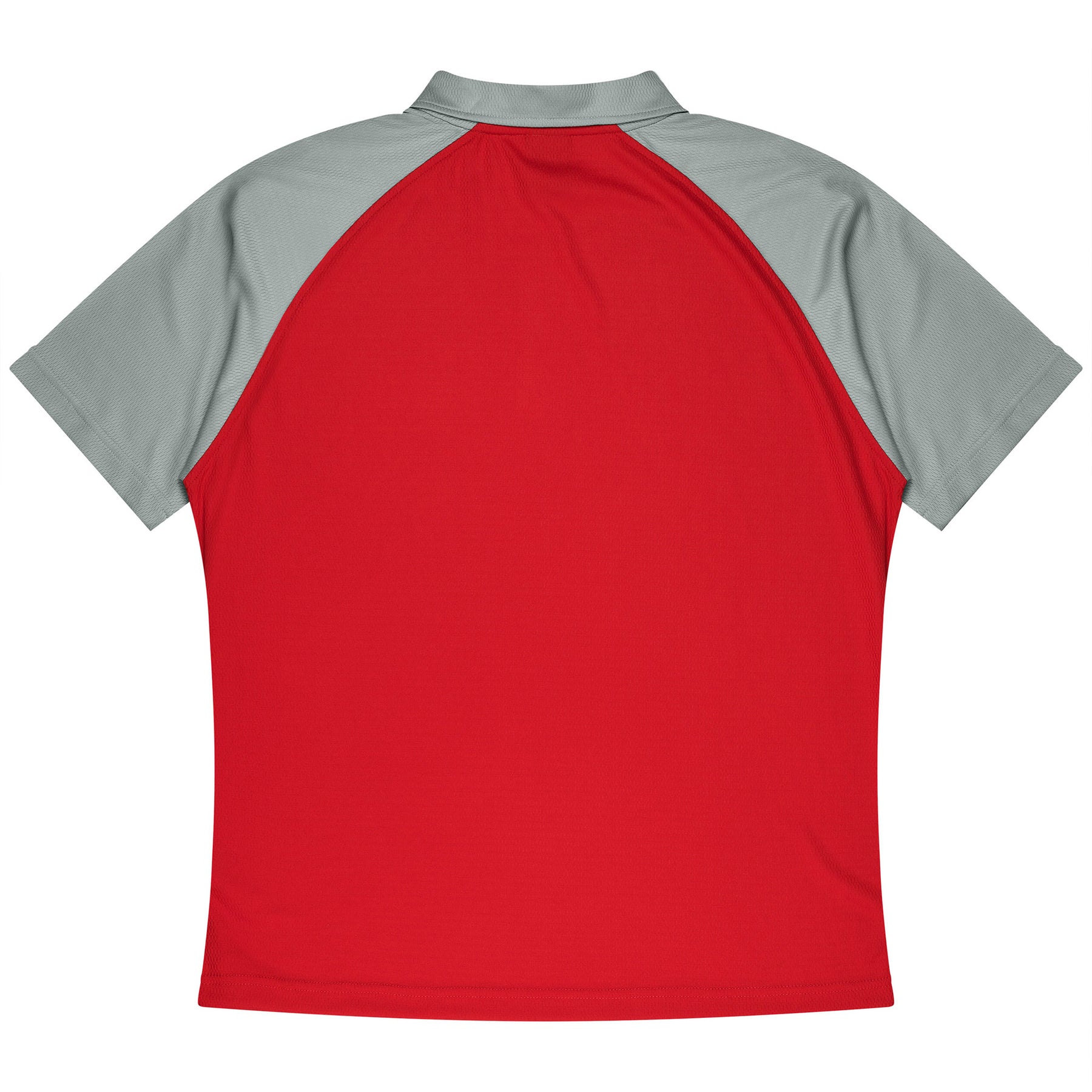 manly kids polo in red silver